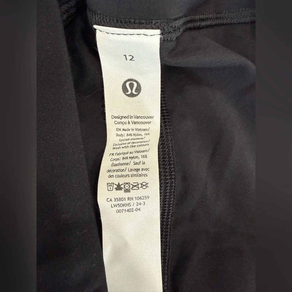 lululemon athletica Black High-Waist Leggings